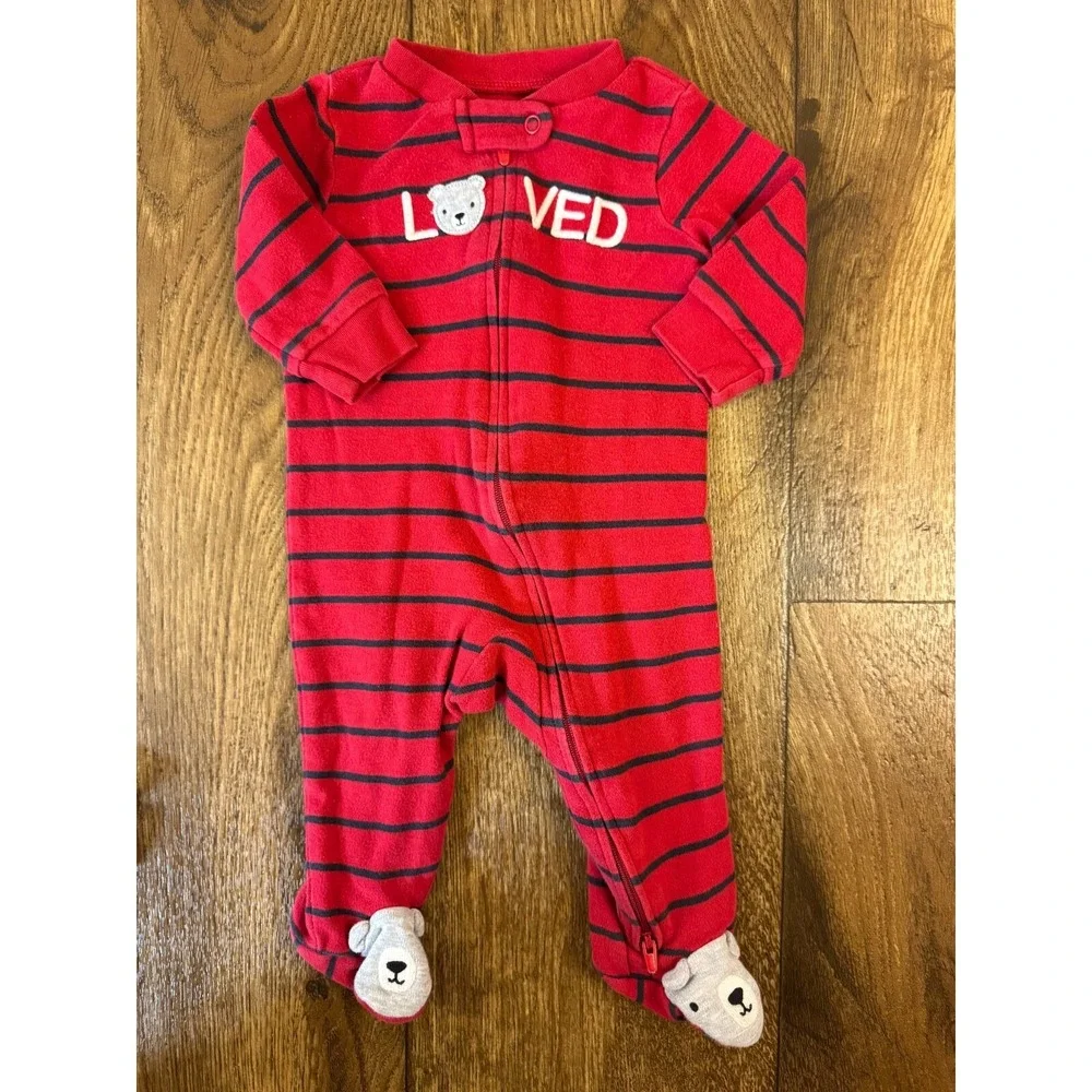 Carters Baby Boy 6 Months Footed Sleepers Pajamas Outfits Clothes‎ Lot Bundle